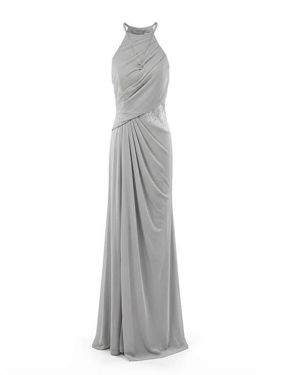 David's Bridal Dresses & Skirts - David's Bridal Light Gray Prom Dress/bridesmaid/evening /special occasions
